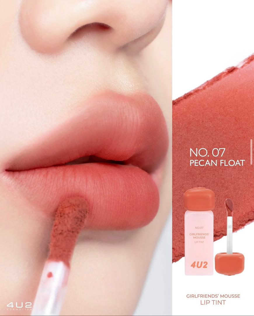 4U2 GIRLFRIENDS' MOUSSE LIP TINT - 3g | أحمر شفاه موس – 3 جم