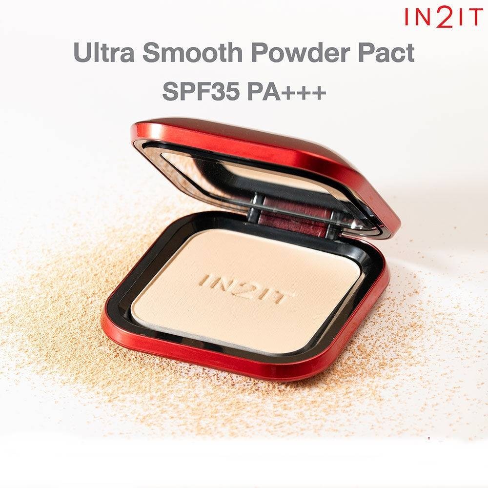 IN2IT Ultra Smooth Powder Pact SPF35 PA+++ - 10g | إن 2 إت باودر باكت ألترا سموذ SPF35 - 10غ #4
