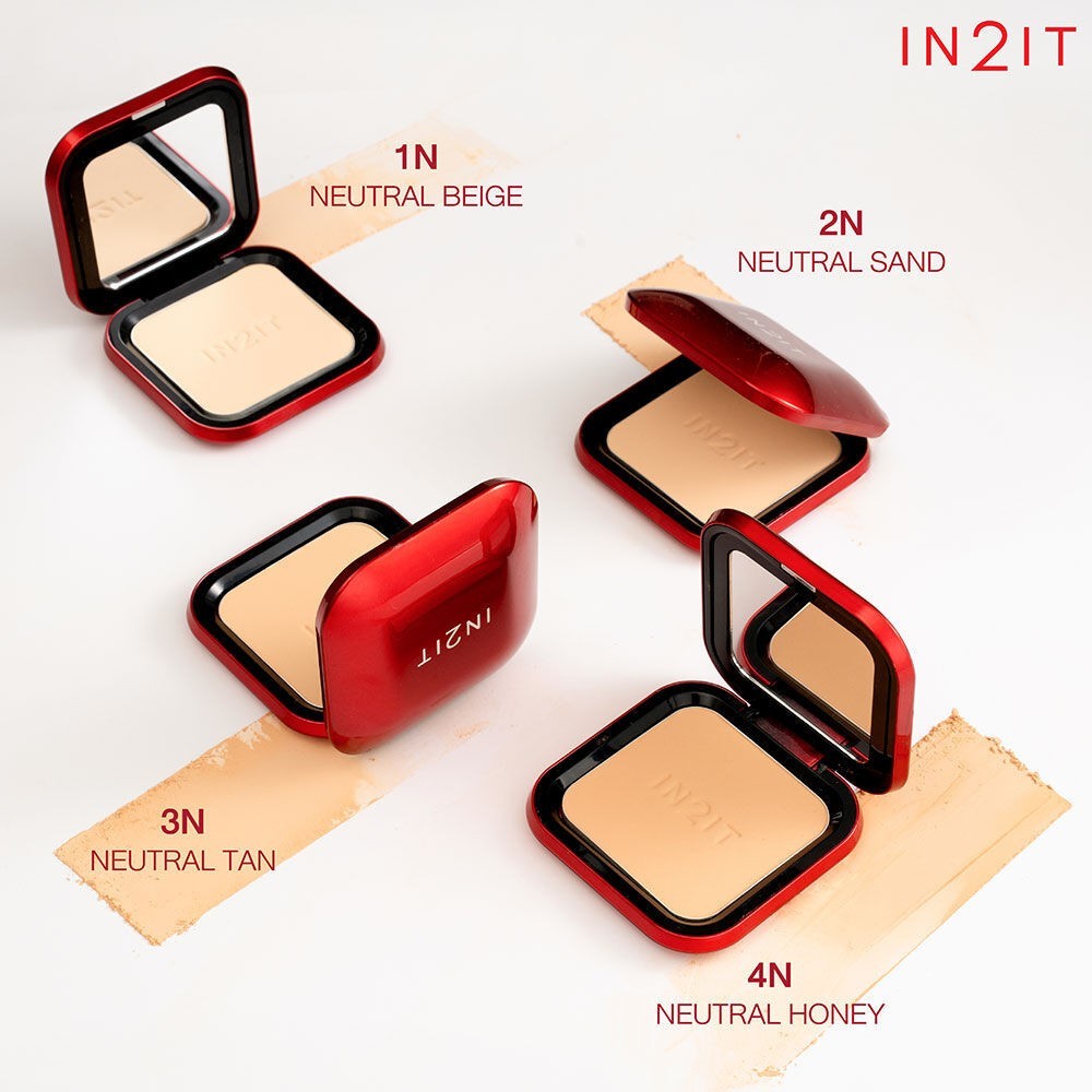 IN2IT Ultra Smooth Powder Pact SPF35 PA+++ - 10g | إن 2 إت باودر باكت ألترا سموذ SPF35 - 10غ #2