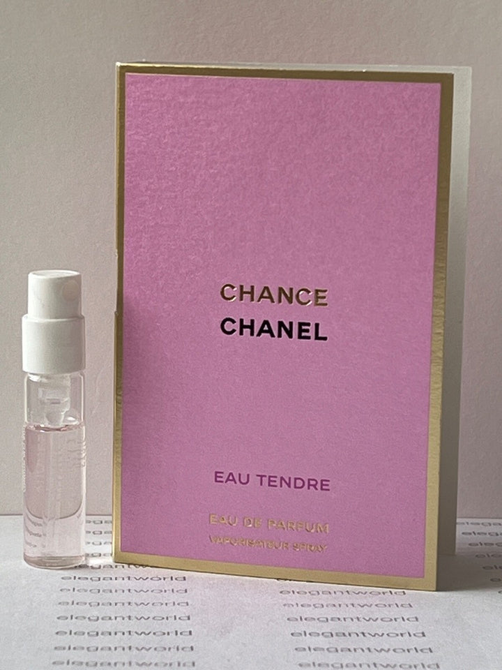 Chanel Sample  CHANCE EAU Tendre - 1.5ml |  عينة عطر شانيل شانس الوردي  للنساء  1.5 مل