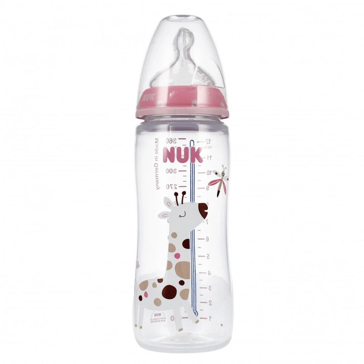 Nuk  No Colic First Choice Plus 6-18m - 360ml | نوك رضاعة للاطفال بعمر 6 -8 اشهر - 360 مل