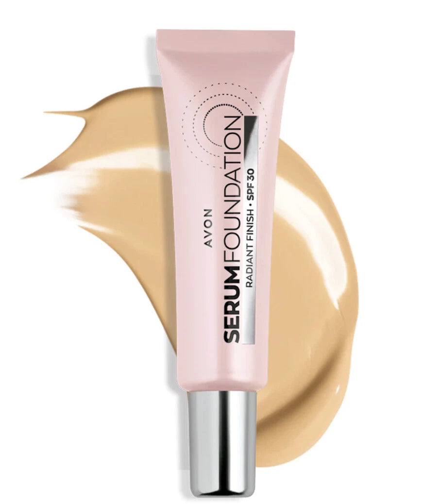 AVON Serum Foundation Radiant Finish Spf 30 - 30ml |أفون كريم أساس سيروم بلمسة مضيئة مع واقي شمس SPF 30 - 30 مل