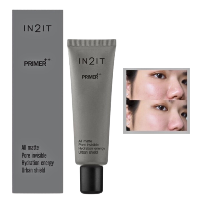 IN2IT Primer++ All Matte Pore Invisible Hydration Urban Shield - 3g | إن 2 في 1 برايمر جميع مات - 3غ #5
