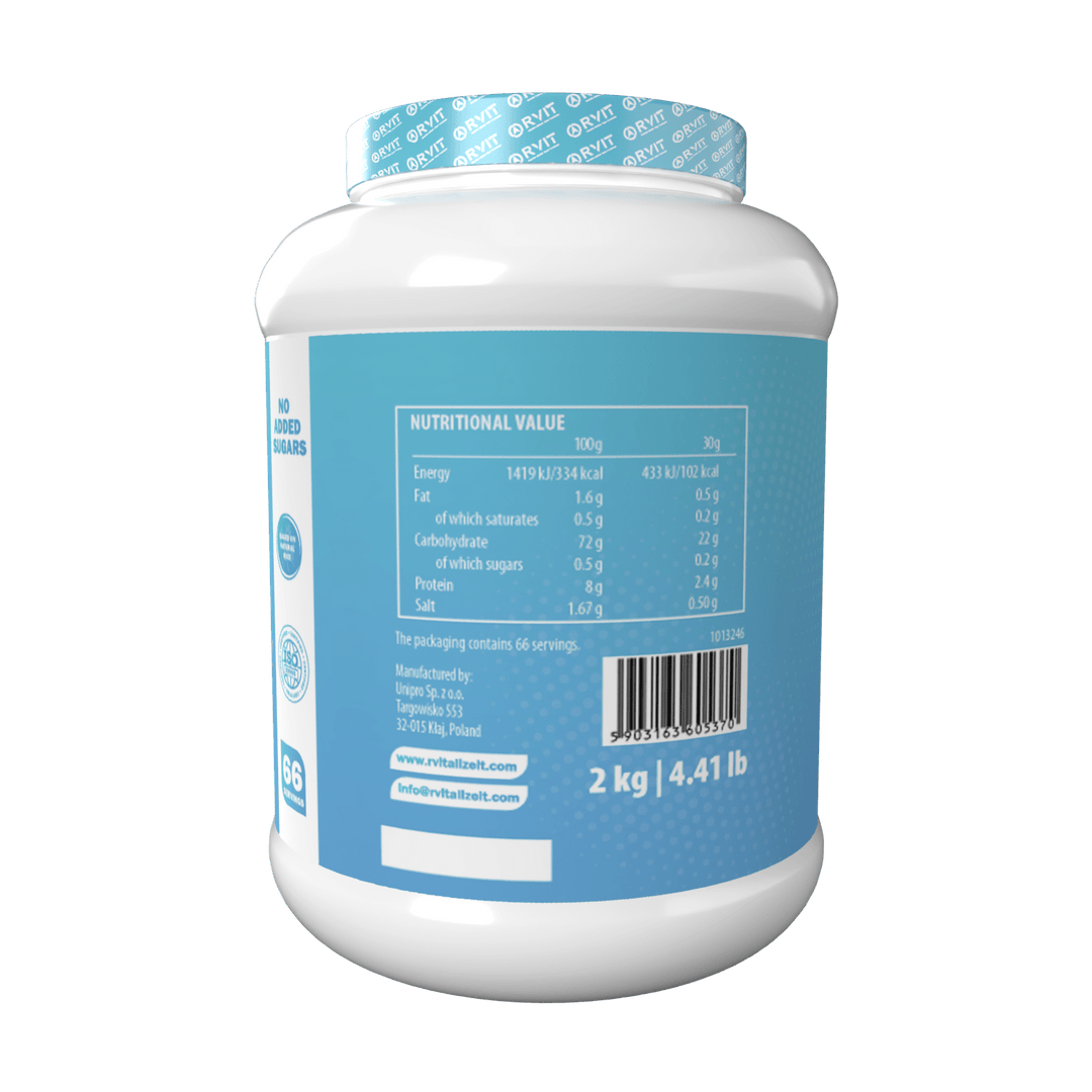 Rvit Rice Carbs Pure - 2 Kg | ارفيت كربوهيدرات الأرز النقية - 2 كغ