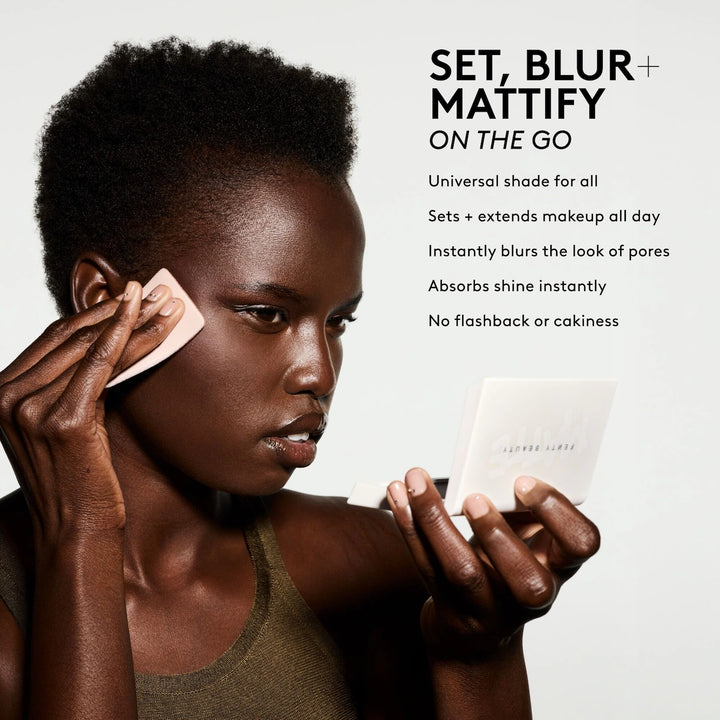 Fenty Beauty Invisimatte Instant Setting + Blotting Powder - 3.52g| فينتي بيوتي بودرة تثبيت  وتجفيف فورية -3.52غرام
