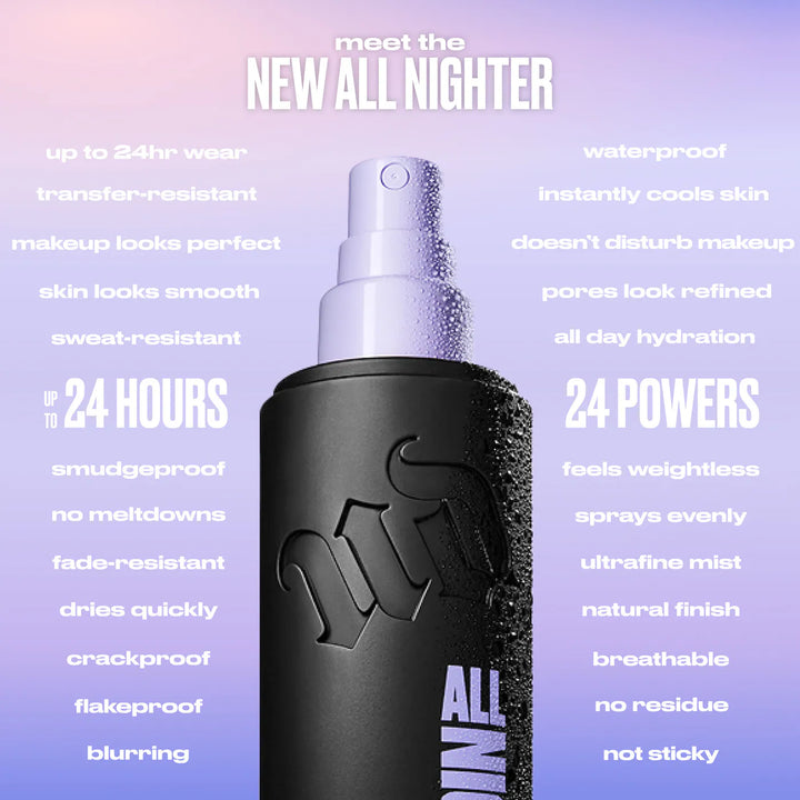 URBAN DECAY All Nighter Waterproof Makeup Setting Spray - 118ml | أوربان ديكاي سبراي تثبيت مكياج طبيعي - 118مل