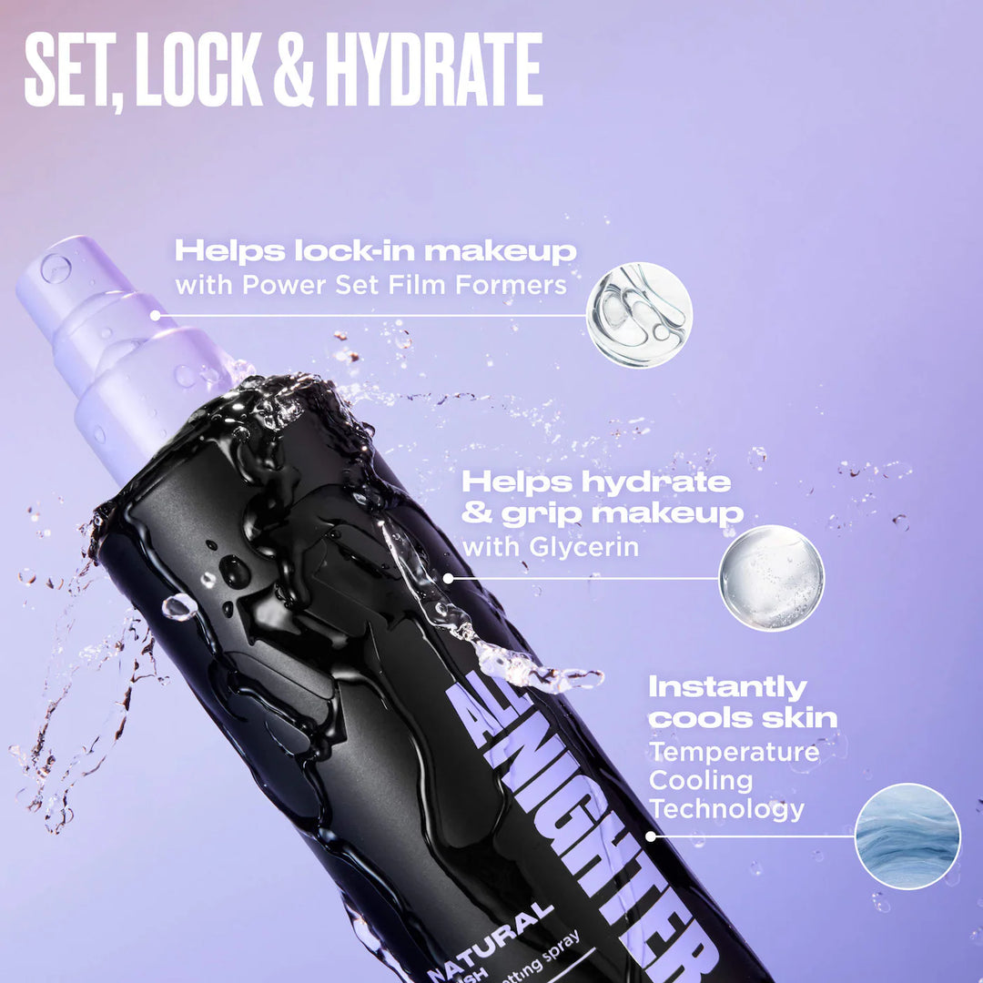 URBAN DECAY All Nighter Waterproof Makeup Setting Spray - 118ml | أوربان ديكاي سبراي تثبيت مكياج طبيعي - 118مل