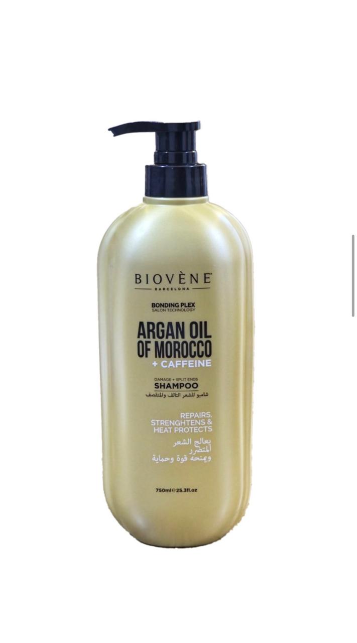BIOVENE Argan Oil Of Morocco + Caffeine Shampoo - 750ml | بيوفيين شامبو زيت أركان المغرب بالكافيين - 750مل