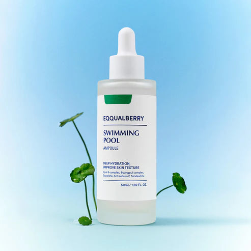 EQQUALBERRY Swimming pool Ampoule - 50ml | ايكوال بيري سيروم مرطب للبشرة - 50 مل