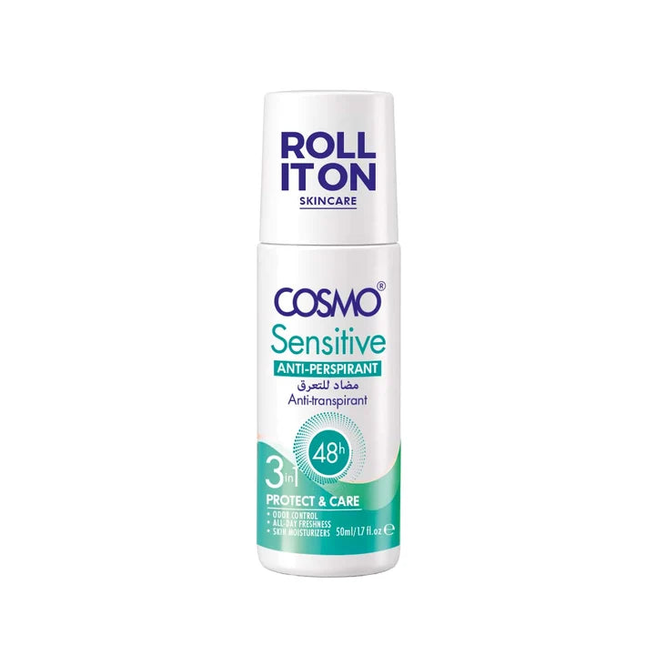 COSMO COSMETICS Anti-perspirant Roll It on 48h - 50ml | كوزمو كوزمتكس مزيل عرق رول أون مضاد للتعرق - 50مل