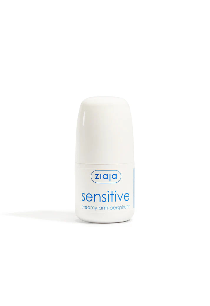 Ziaja Sensitive Creamy Roll-On Antiperspirant Deodorant for Women - 60ml | جايا مضاد تعرق للبشرة الحساسة - 60 مل