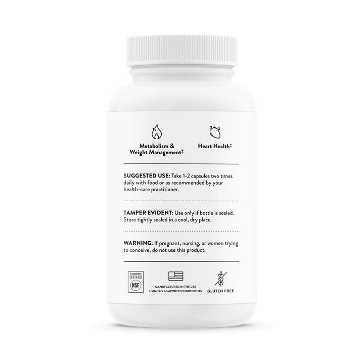 THORNE Berberine 200 mg - 60 Capsules | ثورن بيربرين 200 ملغ - 60 كبسولة