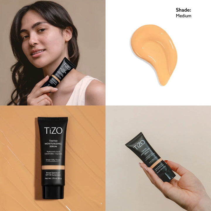 Tizo Tinted Moisturizing Serum - 50g | تايزو سيروم مرطب و ملون للوجه - ٥٠ غرام