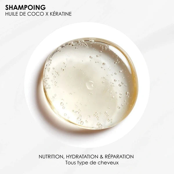 RoseBaie Shampooing Keratine & Coco - 500ml | روزباي شامبو بالكيراتين وجوز الهند لترطيب الشعر - 500 مل