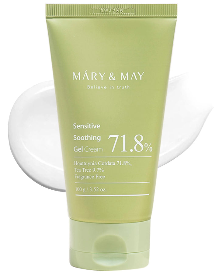MARY & MAY Sensitive Soothing Gel Cream - 100g | ماري آند ماي جل كريم مهدئ للبشرة الحساسة - 100 غرام