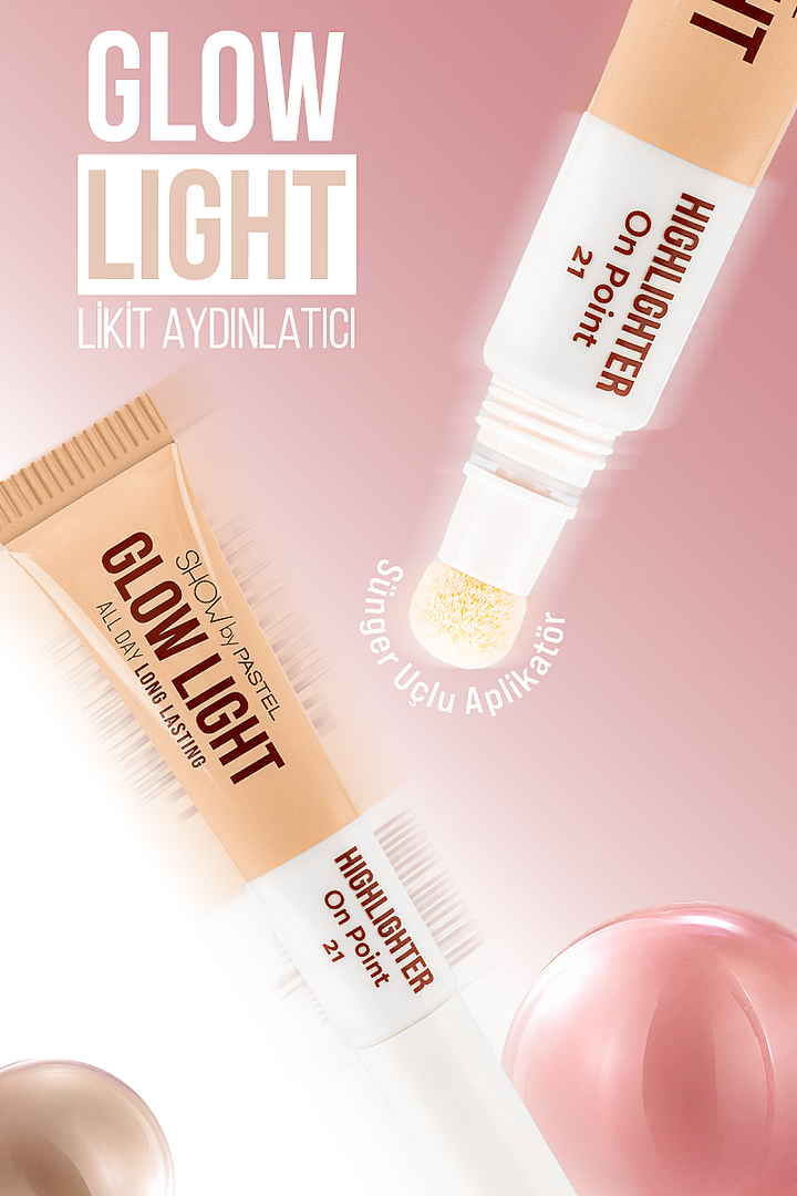 Pastel Glow Light Highlighter Up To 8H - 10ml | شو واي باي باستيل هايلايتر أون بوينت - 10مل #5