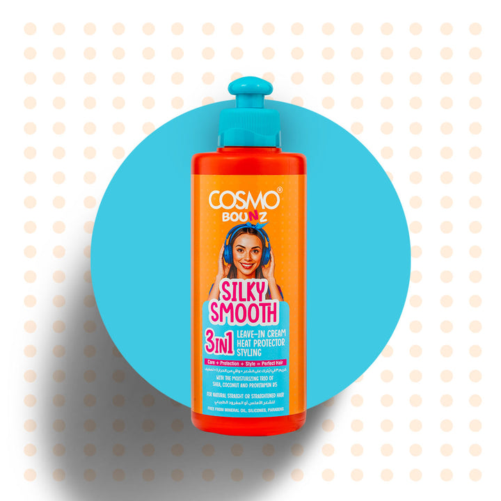 COSMO 3IN1 LEAVE IN CREAM SILK SMOOTH BZ - 250ml | كوزمو باونز كريم سيلكي سموث 3 في 1 - 250مل #2