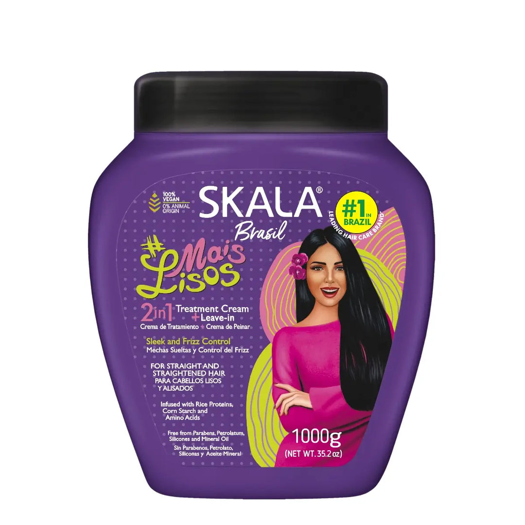 Skala Mais Lisos 2 in 1 Hair Creme - 1000g | سكالا كريم للشعر المستقيم  2 في 1 - 1000 غرام