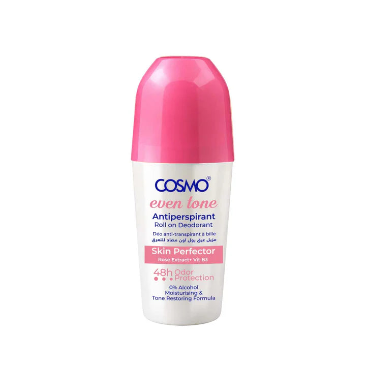 COSMO COSMETICS  Even Tone Roll-On Deodorant - 50ml | كوزمو كوزمتكس مزيل عرق رول أون لتوحيد اللون - 50 مل