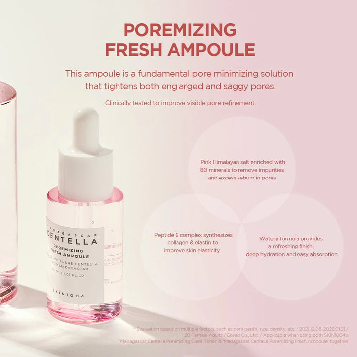 Skin1004 Madagascar Centella Boosting Ampoule Kit | سكين1004 مجموعة سيرومات للوجه