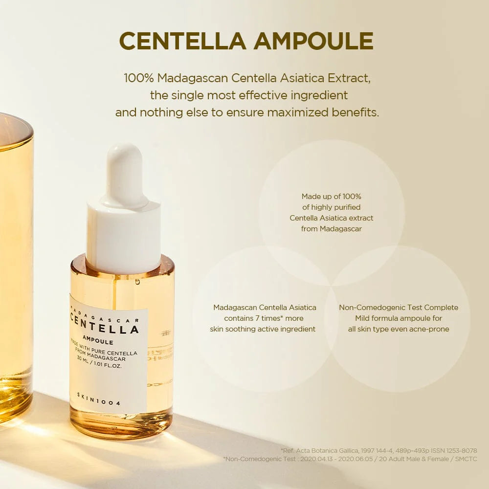 Skin1004 Madagascar Centella Boosting Ampoule Kit | سكين1004 مجموعة سيرومات للوجه