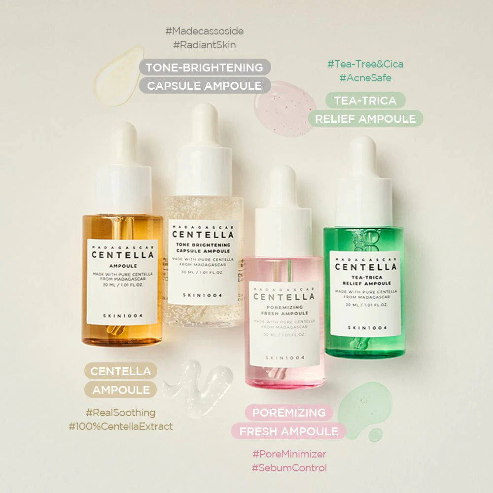 Skin1004 Madagascar Centella Boosting Ampoule Kit | سكين1004 مجموعة سيرومات للوجه