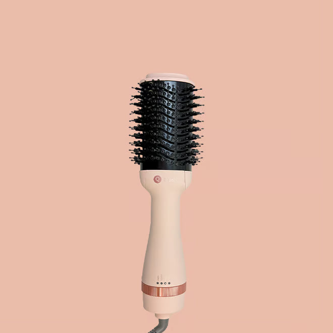 Q brush hair dryer and styler Straightening | كيو برش مجفف شعر ومصفف لتنعيم الشعر