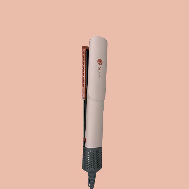 Q brush professional 2N1 hair straightener And Hair Dryer | كيو برش جهاز تمليس الشعر الاحترافي 2 في 1