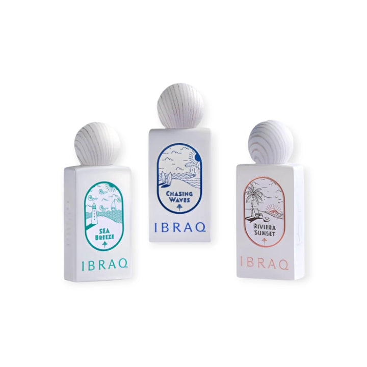 IBRAQ Ibrahim Al-Qurashi SUMMER COLLECTION-3 x 10 mL |   مجموعة الصيف ابراهيم القرشي للجنسين  – 3 × 10 مل