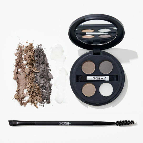Gosh Double-Ended Slanted Brow Brush No. 034 | جوش فرشاة حواجب مائلة بطرفين رقم 034