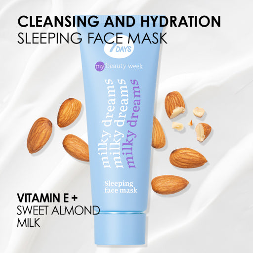 7DAYS Milky Dreams Sleeping Mask - 80ml | 7 دايس ماسك وجه نائم ميلكي دريمز - 80مل #3
