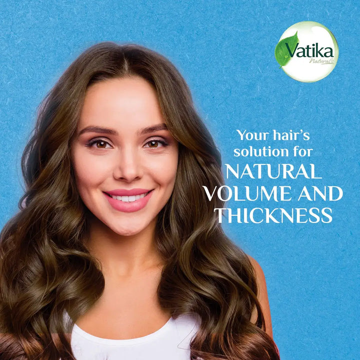 Vatika Natural Coconut Hair Oil - 200ml | فاتيكا زيت الشعر الطبيعي بجوز الهند لزيادة الكثافة والحجم - 200 مل