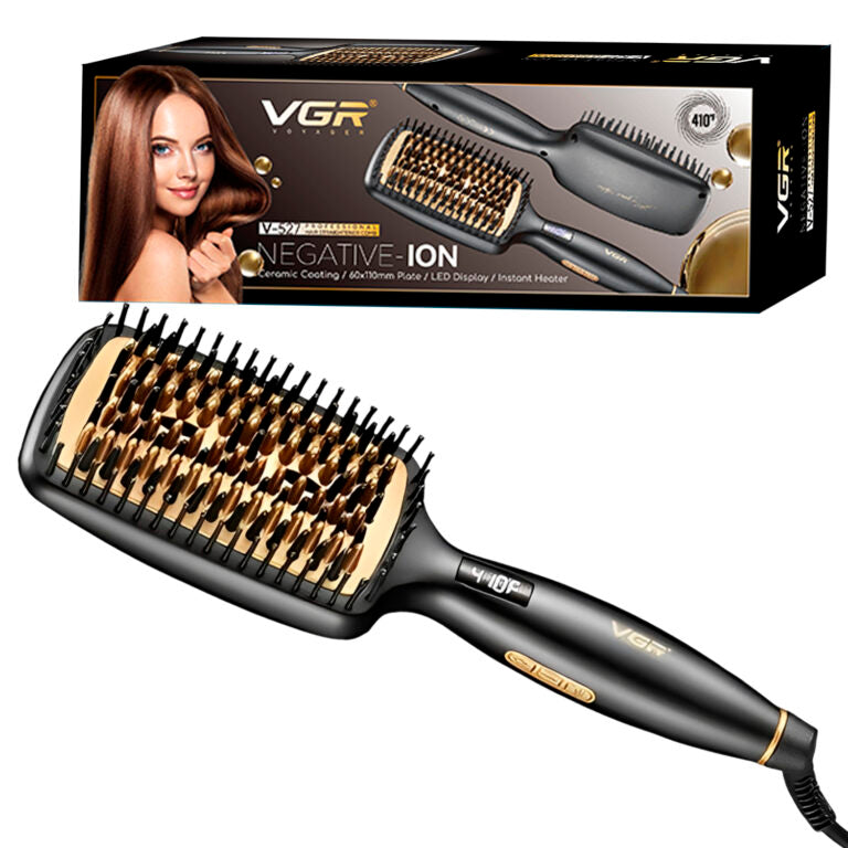 VGR Negative Ion Hair Straightener Comb | في جي آر فرشاة شعر سلبية الأيونات #1