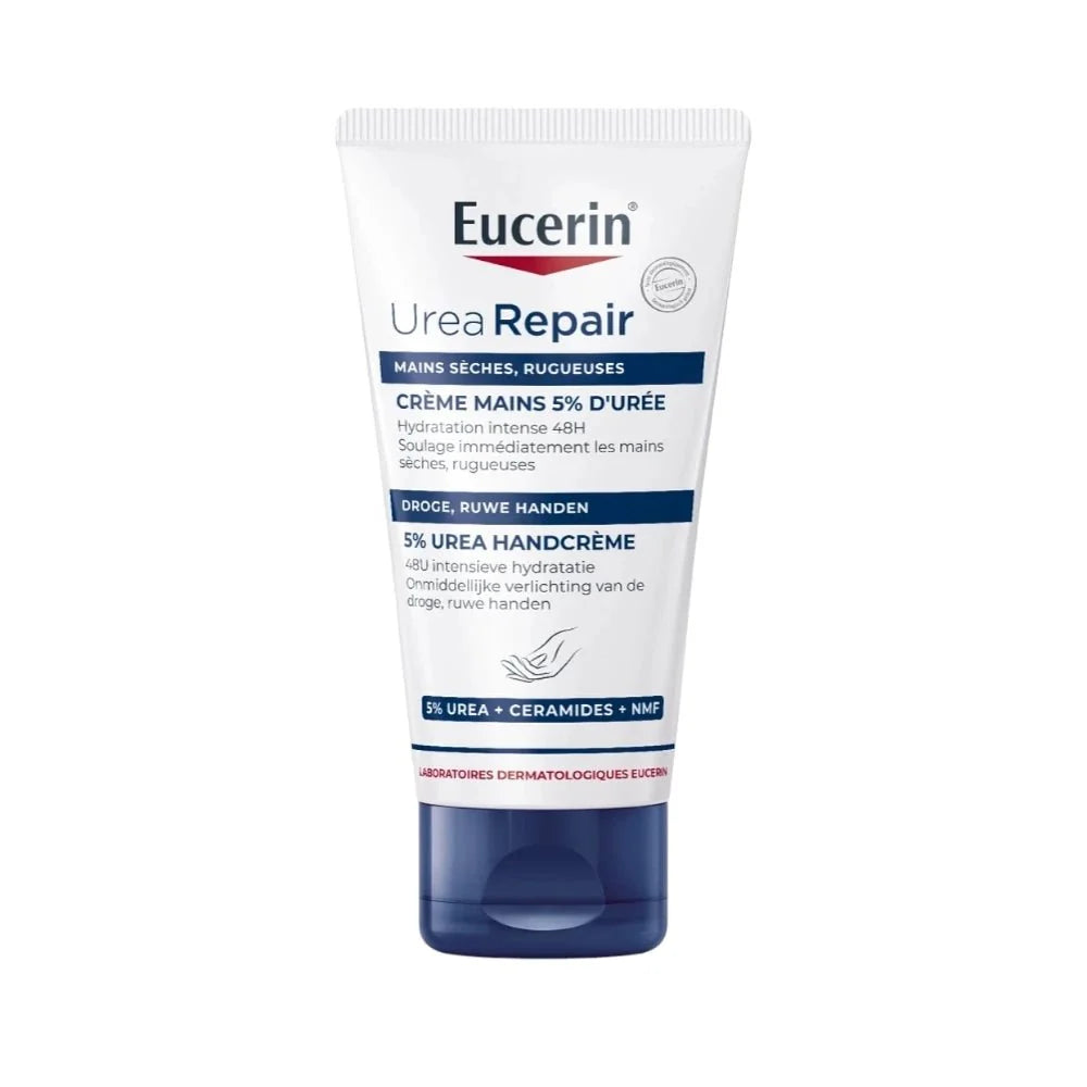 Eucerin Urea repair Plus Crema De Manos 5 Urea 2x  - 75ml| يوسيرين كريم الاصلاح لليدين في اليوريا 5% - 75 مل