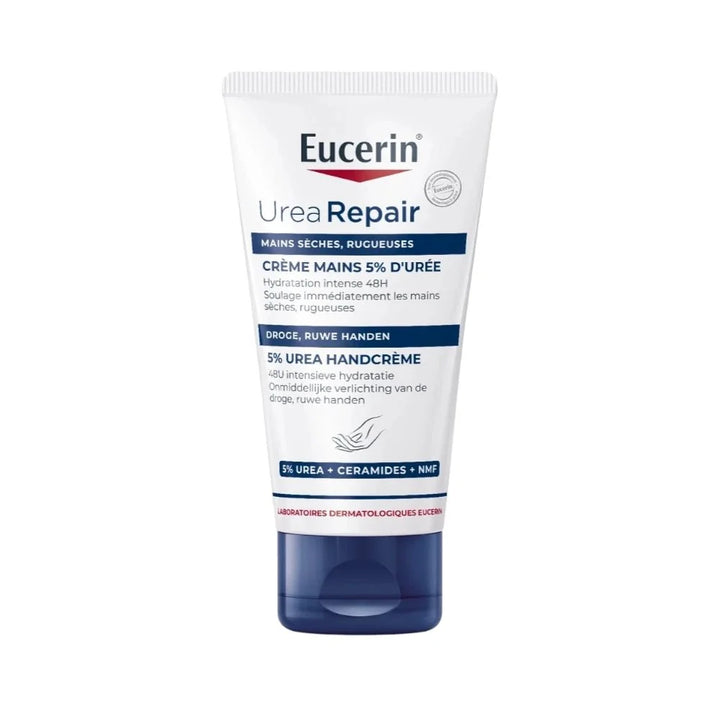 Eucerin Urea repair Plus Crema De Manos 5 Urea 2x  - 75ml| يوسيرين كريم الاصلاح لليدين في اليوريا 5% - 75 مل