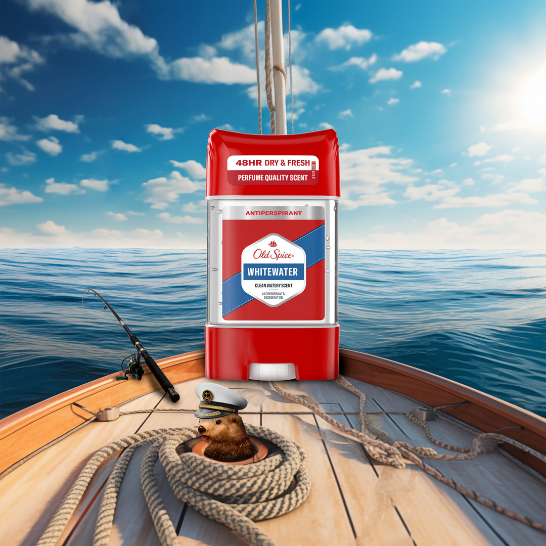 Old Spice Whitewater Deodorant Gel - 85g | اولد سبايس مزيل عرق وايت ووتر جل - 85 غرام