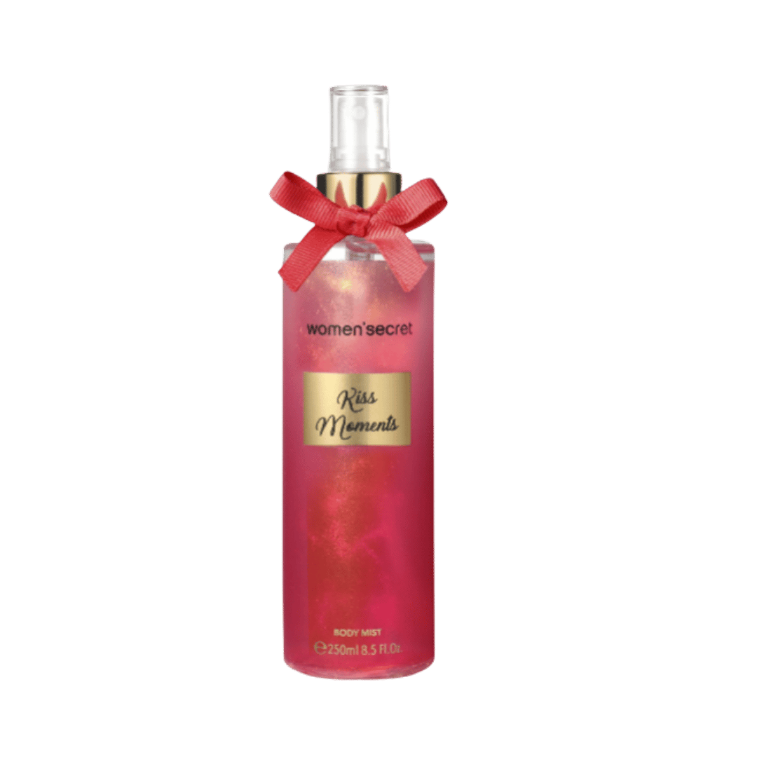women secret beauty Body Mist  Kiss Moments - 250ml | وومن سيكريت بدي مست كيس مومنتس - 250مل