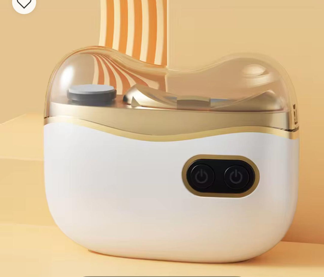 Nabun 2 In 1 Electric Nail Clipper White | نابون قصاصة أظافر كهربائية 2 في 1 باللون الأبيض