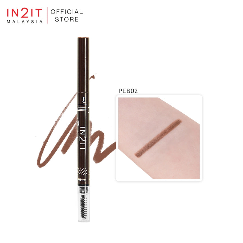 IN2IT Perfect Brown Eyebrown Liner 0.2g |ان تو ات قلم تحديد الحواجب بيرفكت براون – 0.2 غ