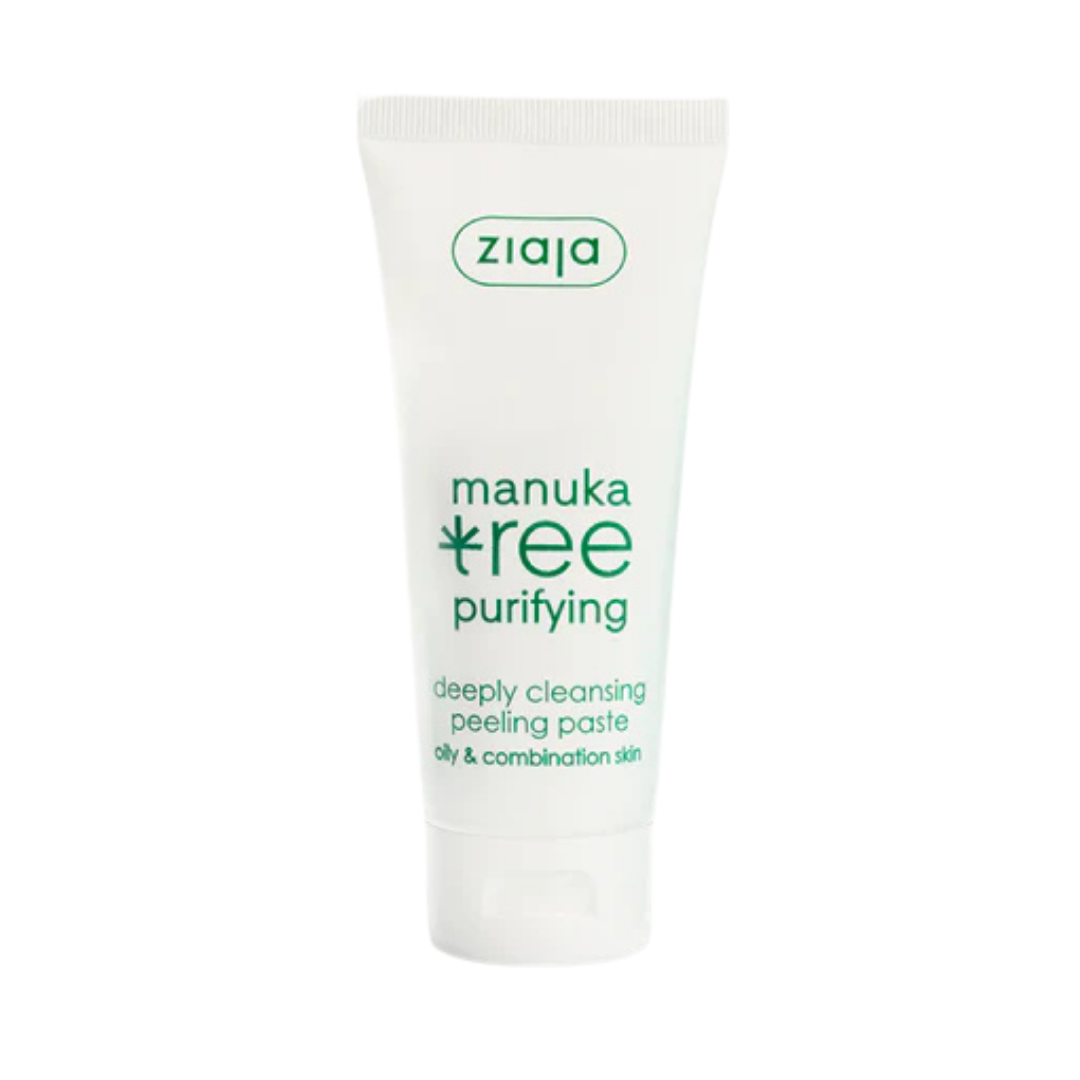 Ziaja Manuka Tree purifying deeply cleansing peeling paste tube for oily and combination skin
