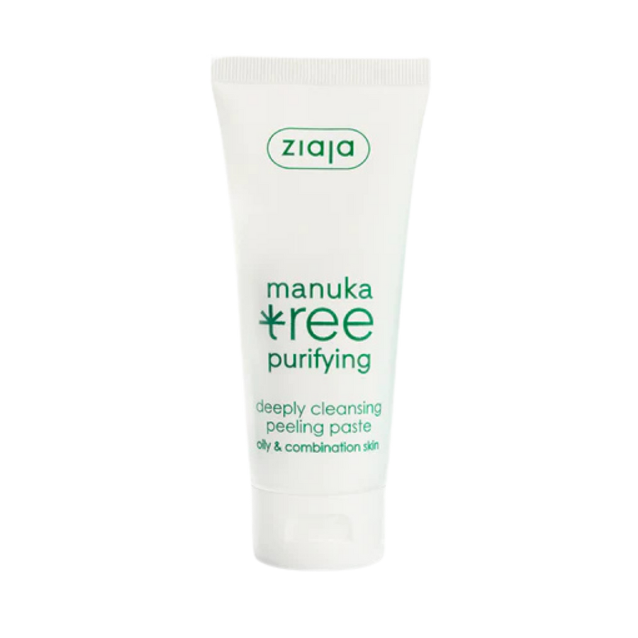 Ziaja Manuka Tree purifying deeply cleansing peeling paste tube for oily and combination skin
