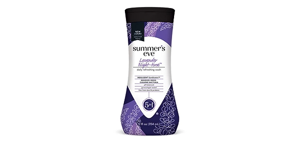 Summer's Eve Night-Time Cleansing Wash For Sensitive Skin - 354ml | سمرز ايف غسول للمناطق الحساسة بلافاندر - 354 مل