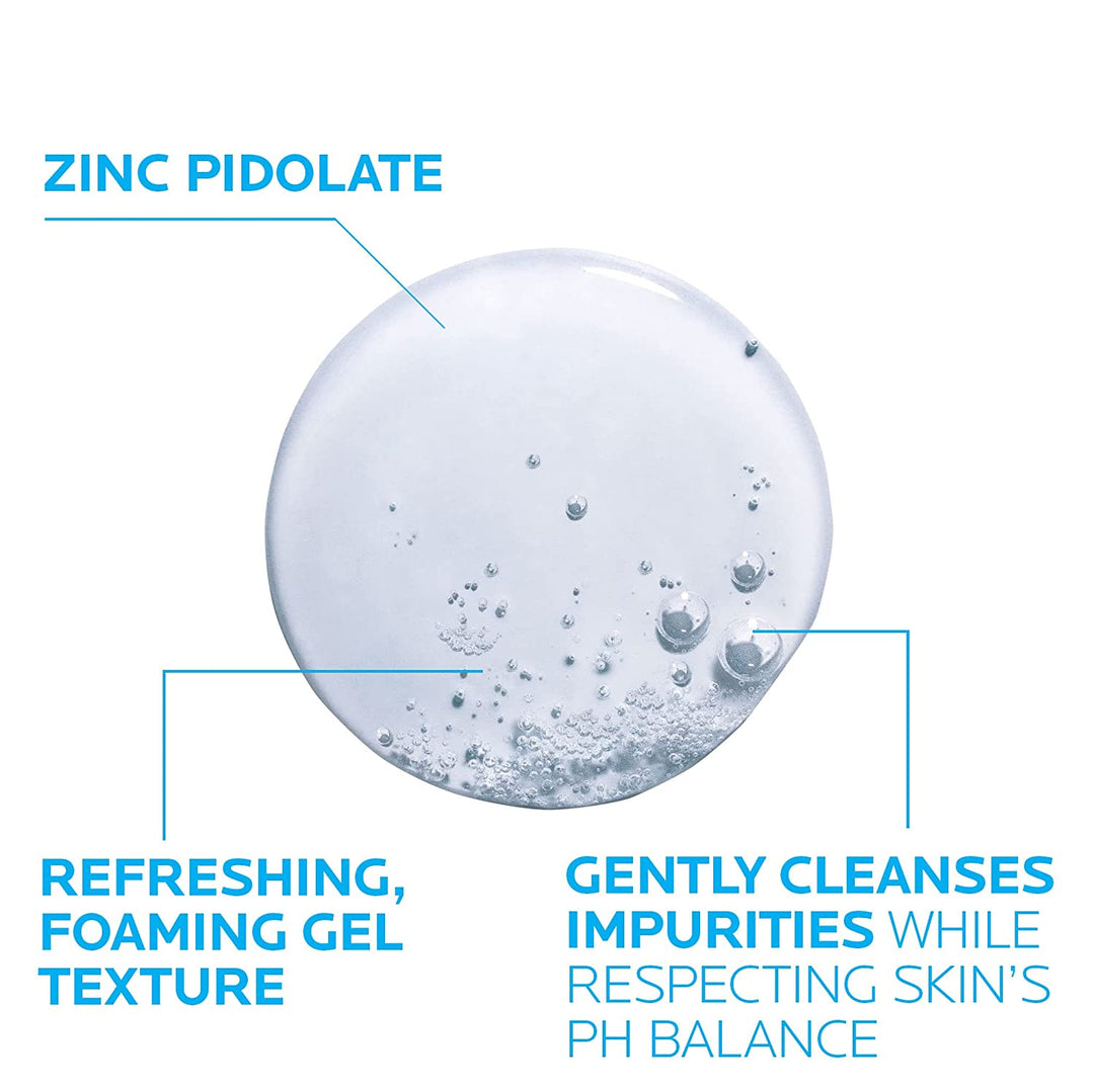 LA ROCHE-POSAY Effaclar Purifying Foaming Gel - 200ml | لاروش بوزيه غسول للبشرة - 200 مل