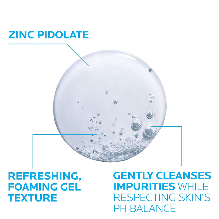 LA ROCHE-POSAY Effaclar Purifying Foaming Gel - 200ml | لاروش بوزيه غسول للبشرة - 200 مل