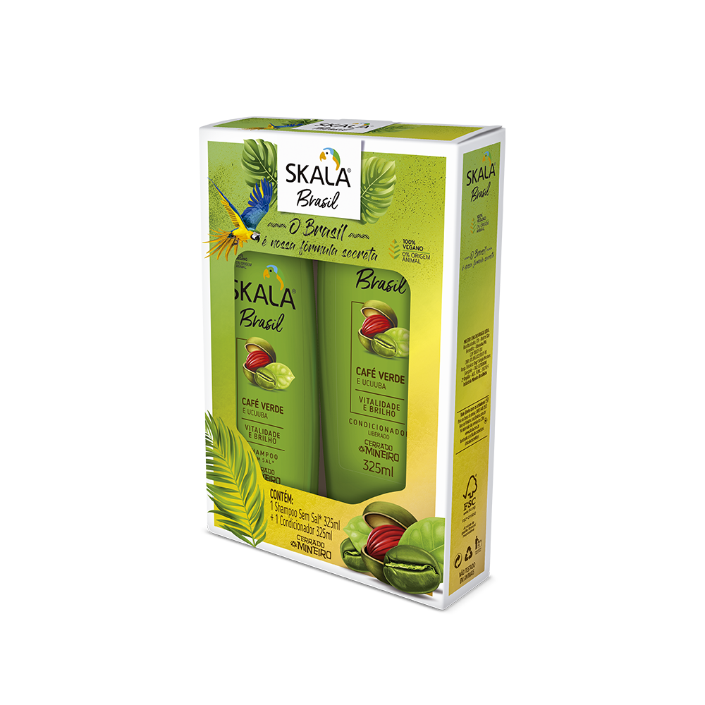 Kit Shampoo + Condicionador Brasil   - 325ml