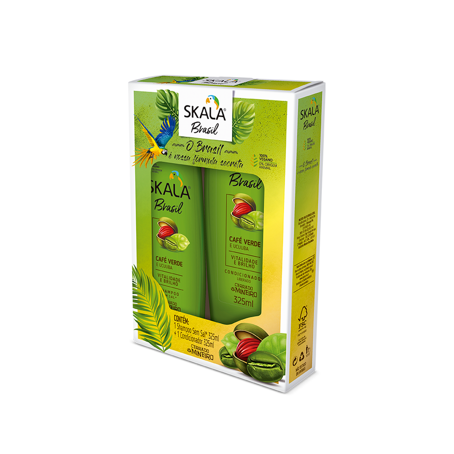 Kit Shampoo + Condicionador Brasil   - 325ml
