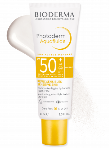 BIODERMA Photoderm Aquafluide SPF50+ | بيوديرما واقي شمسي بعامل حماية 50 للبشرة الدهنية
