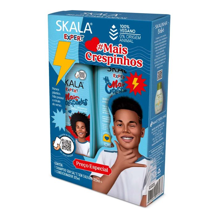 Kit Shampoo + Conditioner  Mais Crespinhos - 325ml