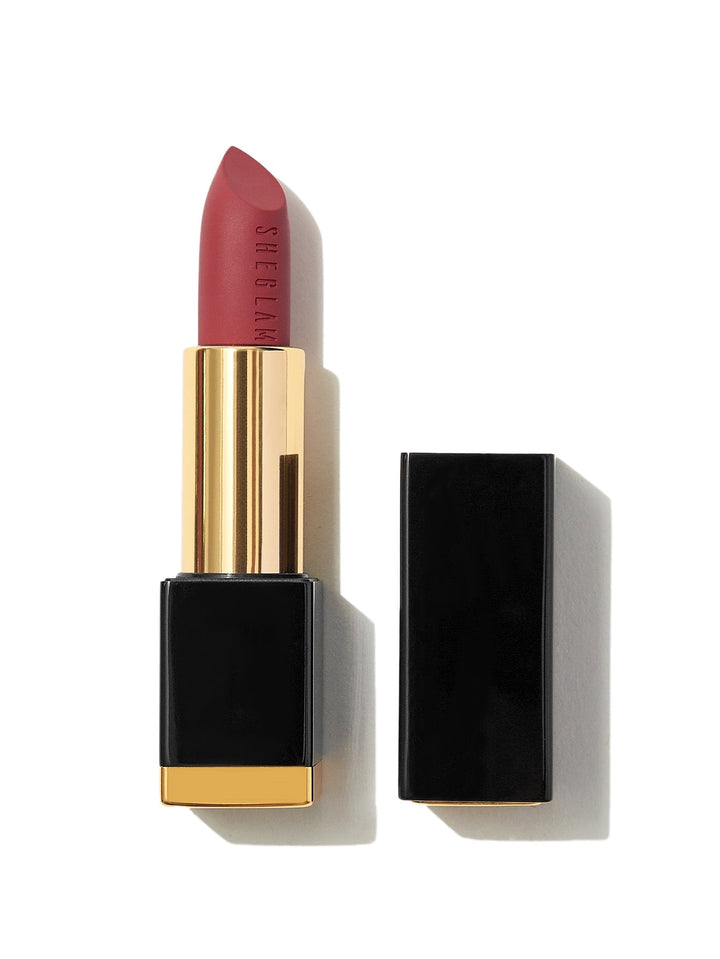 Matte Allure Lipstick - Retro Rose