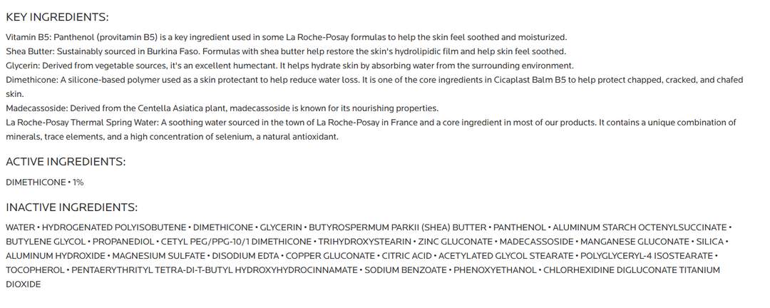 LA ROCHE-POSAY Cicaplast Baume B5+ Repairing Balm - 100ml | لاروش بوزيه سيكابلاست مرمم بانتينول - 100 مل